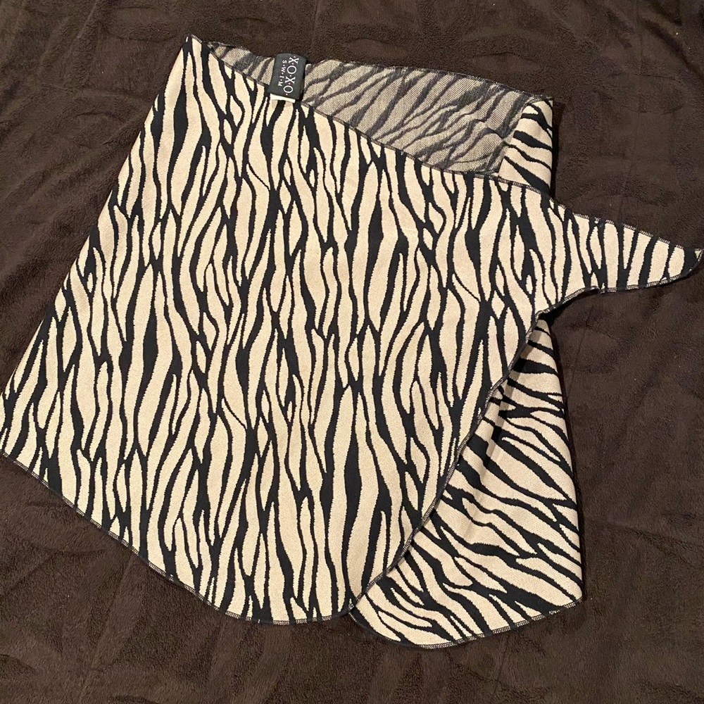Animal print swim suit cover up